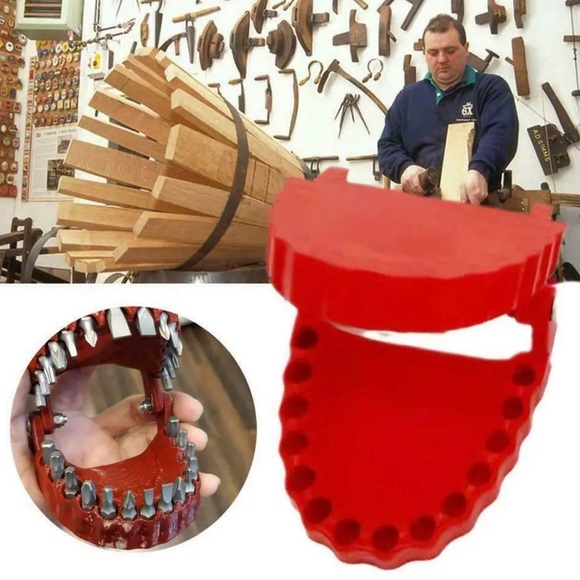 🦷Denture Drill Bit Funny Holder For 1/4” Hex Bits! 💋🤡😂 - Picture 9 of 15